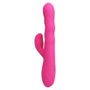 Pretty Love - Winters - Rabbit Vibrator met Golf Beweging en LED Display - Roze