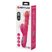 Pretty Love - Winters - Rabbit Vibrator met Golf Beweging en LED Display - Roze