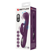 Pretty Love - Dee - Rabbit Vibrator met LED Display - Paars