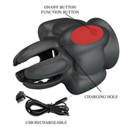 Pretty Love - Wyat - Penis Vibrator - Zwart/Rood
