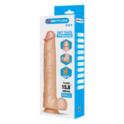 Pretty Love - Pat - Super Grote Dildo - 40 cm - Lichte Huidskleur