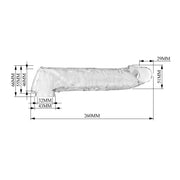 Pretty Love - Verlengende Penis Sleeve - 26 cm - Transparant