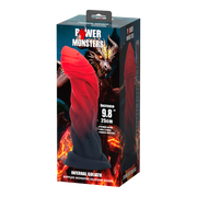 Power Monsters - Infernal Goliath - Monster Dildo - 25 cm - Zwart/Rood