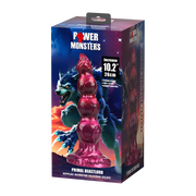 Power Monsters - Primal Beastlord - Monster Dildo - 26 cm - Rood/Roze