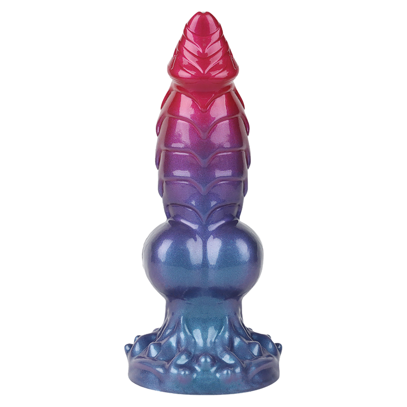 Power Monsters - Eldritch Sentinel - Monster Dildo - 24 cm - Rood/Blauw/Paars