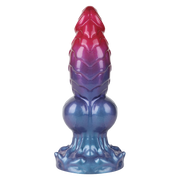 Power Monsters - Eldritch Sentinel - Monster Dildo - 24 cm - Rood/Blauw/Paars
