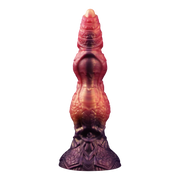 Power Monsters - Savage BeastLord - Monster Dildo - 24 cm - Oranje/Rood/Goud