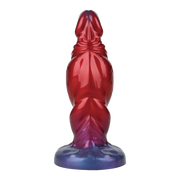 Power Monsters - Shadow Behemoth - Opblaasbare Monster Dildo - 22 cm - Rood/Blauw