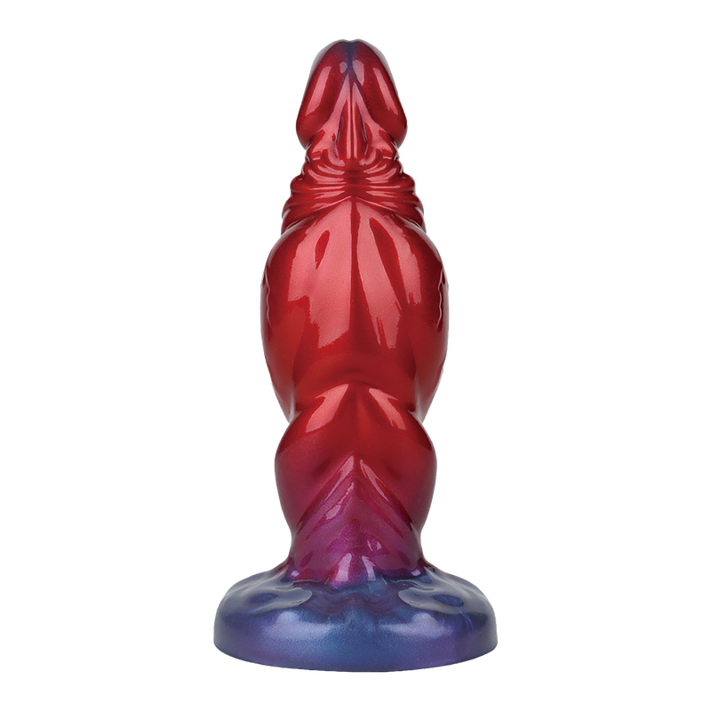 Power Monsters - Shadow Behemoth - Opblaasbare Monster Dildo - 22 cm - Rood/Blauw