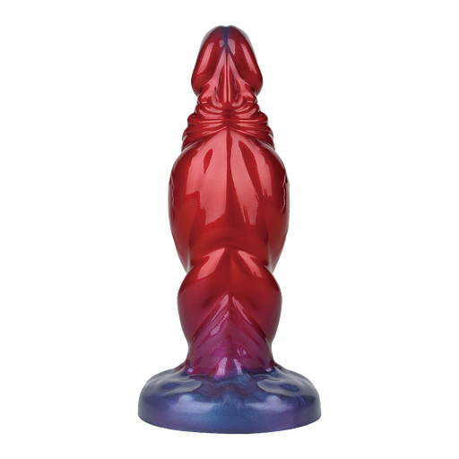 Power Monsters - Shadow Behemoth - Opblaasbare Monster Dildo - 22 cm - Rood/Blauw