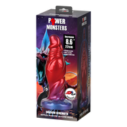 Power Monsters - Shadow Behemoth - Opblaasbare Monster Dildo - 22 cm - Rood/Blauw
