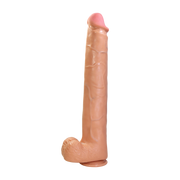 Pretty Love - Rael - Super Grote Dildo - TPE - 40 cm - Lichte Huidskleur