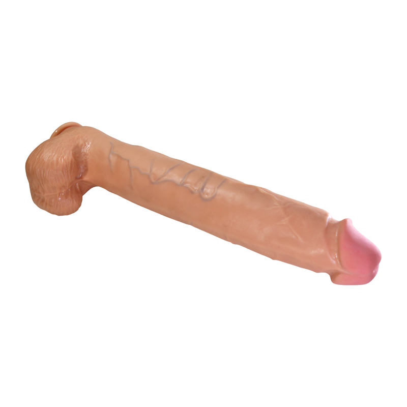 Pretty Love - Rael - Super Grote Dildo - TPE - 40 cm - Lichte Huidskleur