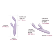 Svakom - Cici 2+ Verwarmende G-Spot Vibrator Met Flexibele Kop - Met App Control - Lila