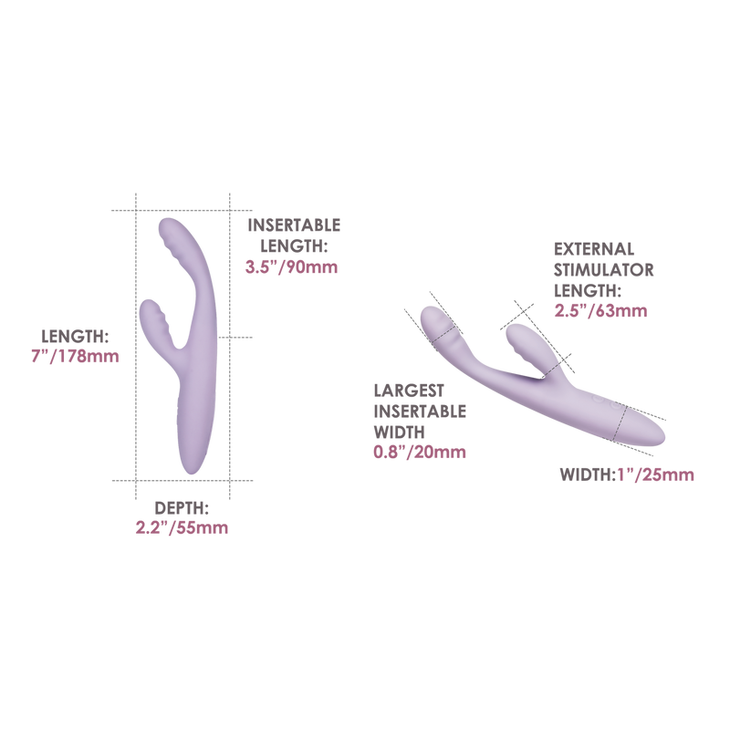Svakom - Cici 2+ Verwarmende G-Spot Vibrator Met Flexibele Kop - Met App Control - Lila