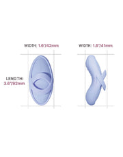 Svakom - Echo 2 - Flexibele Vinger Vibrator - App Control - Sky Blue