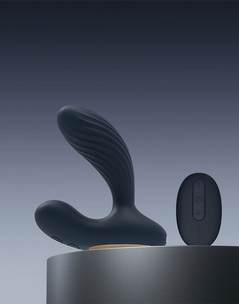 Svakom - Connexion Series Vick Neo 2 - Prostaat Vibrator - App Control - Donkerblauw