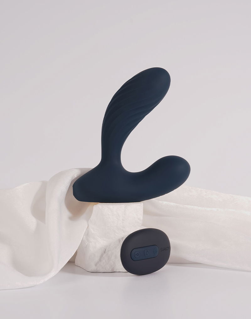 Svakom - Connexion Series Vick Neo 2 - Prostaat Vibrator - App Control - Donkerblauw