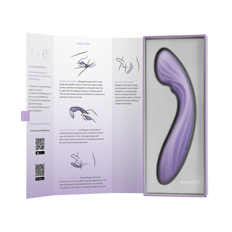 Svakom - Margot – G-spot Vibrator - Dubbele Motor - App Control – Lila