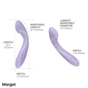 Svakom - Margot – G-spot Vibrator - Dubbele Motor - App Control – Lila