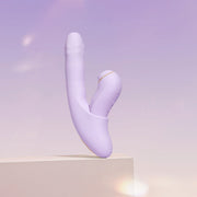 Svakom - DuoGlow – Stotende en Roterende Kralen Vibrator met Pulserende`Stimulator – Lila
