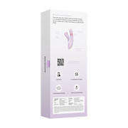Svakom - DuoGlow – Stotende en Roterende Kralen Vibrator met Pulserende`Stimulator – Lila