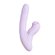 Svakom - DuoGlow – Stotende en Roterende Kralen Vibrator met Pulserende`Stimulator – Lila