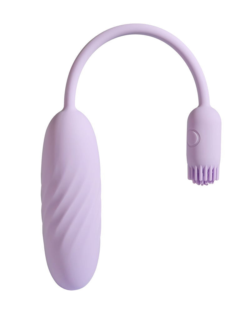 Svakom - Plume - Bullet Vibrator met Flexibel Clitoris Kwastje - Pastel Lilac