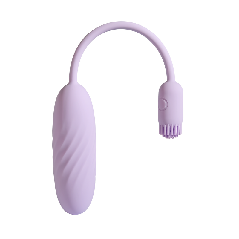 Svakom - Plume - Bullet Vibrator met Flexibel Clitoris Kwastje - Pastel Lilac