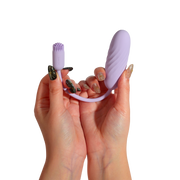 Svakom - Plume - Bullet Vibrator met Flexibel Clitoris Kwastje - Pastel Lilac