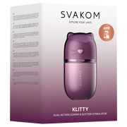 Svakom - Klitty - Likkende & Zuigende Clitoris Stimulator - Dusty Lavender