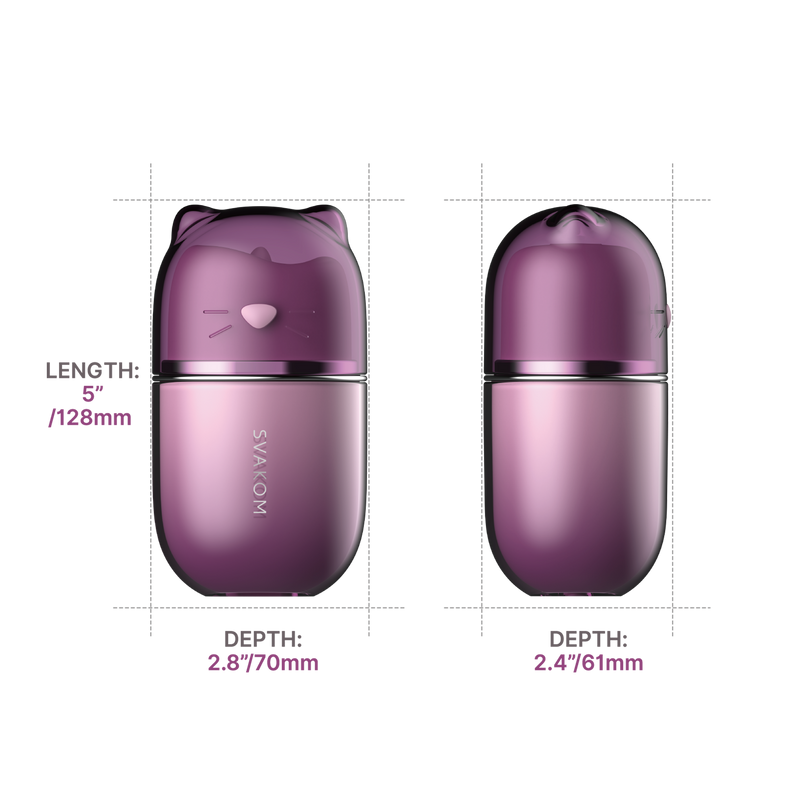Svakom - Klitty - Likkende & Zuigende Clitoris Stimulator - Dusty Lavender
