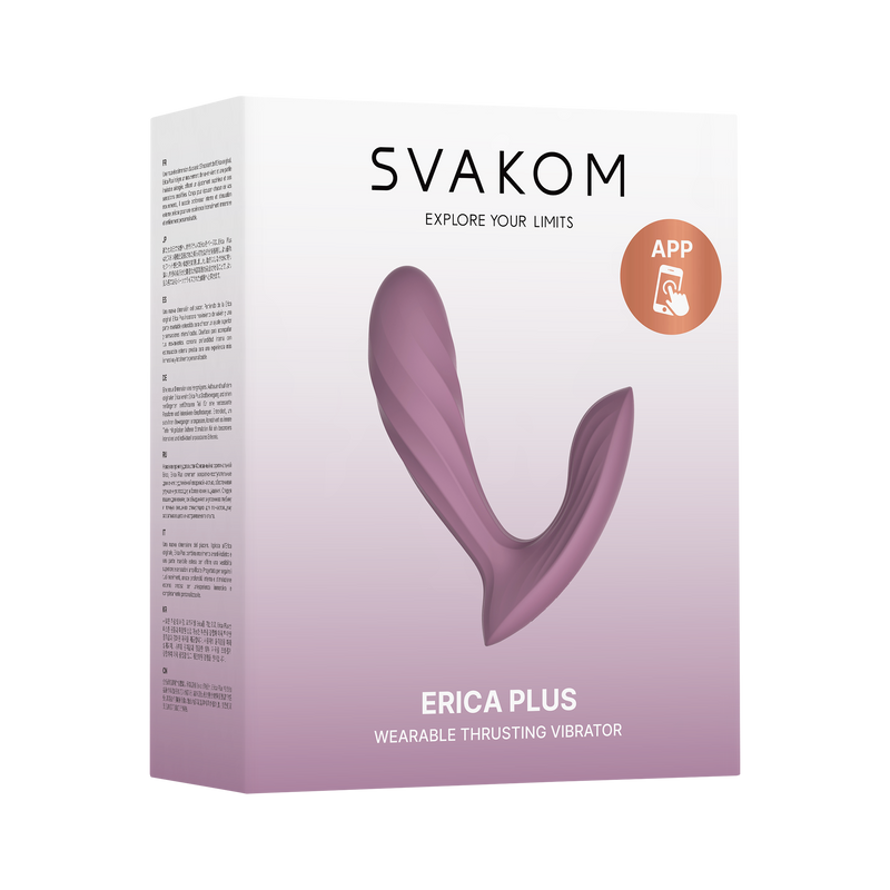 Svakom - Erica Plus - Stotende Panty Vibrator Met App Control - Twee Motoren - Lichtroze