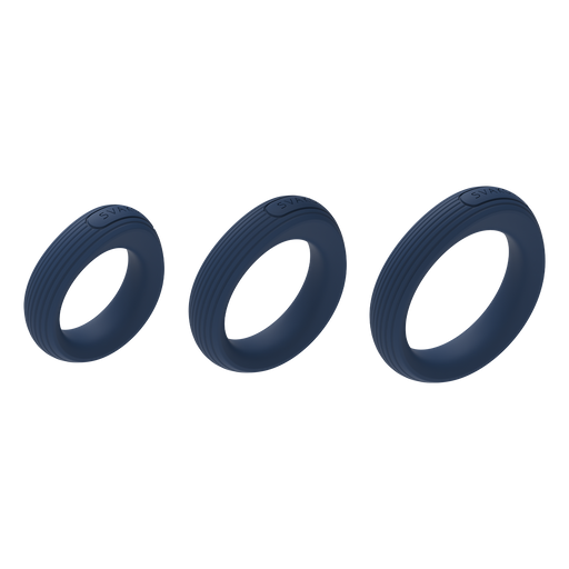 Svakom - Triooo - Penisringen Set - Blauw