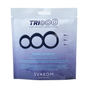 Svakom - Triooo - Penisringen Set - Blauw