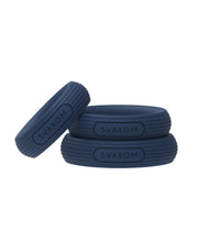 Svakom - Triooo - Penisringen Set - Blauw