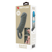 Pretty Love - Fogg - Realistische Penis Sleeve - Donkergrijs