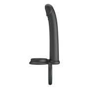 Pretty Love - Moses - Dildo met Cockring en Scrotumring - Zwart