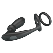 Pretty Love - Emoni - Cockring met Buttplug - Zwart