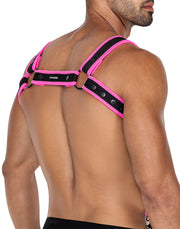 Cut4Men - Harnas - Tuigje - Neo - Roze/Zwart
