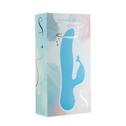 Swan - Kissing - Dual Action Rabbit Vibrator - Turquoise