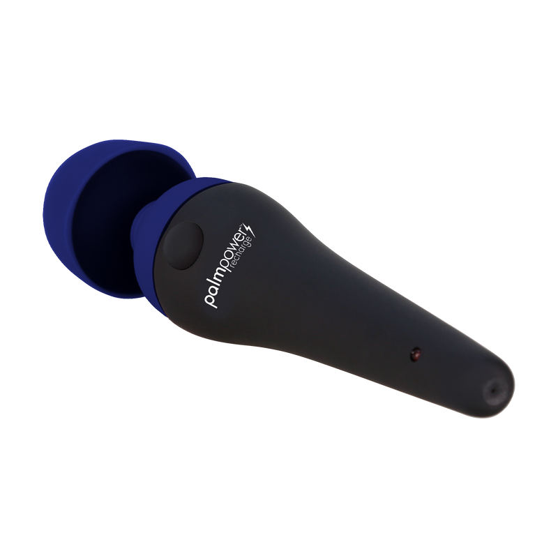 PalmPower - Recharge Wand Massager - Flexibele Kop - Blauw/Zwart