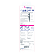 PalmPower - Recharge Wand Massager - Flexibele Kop - Blauw/Zwart