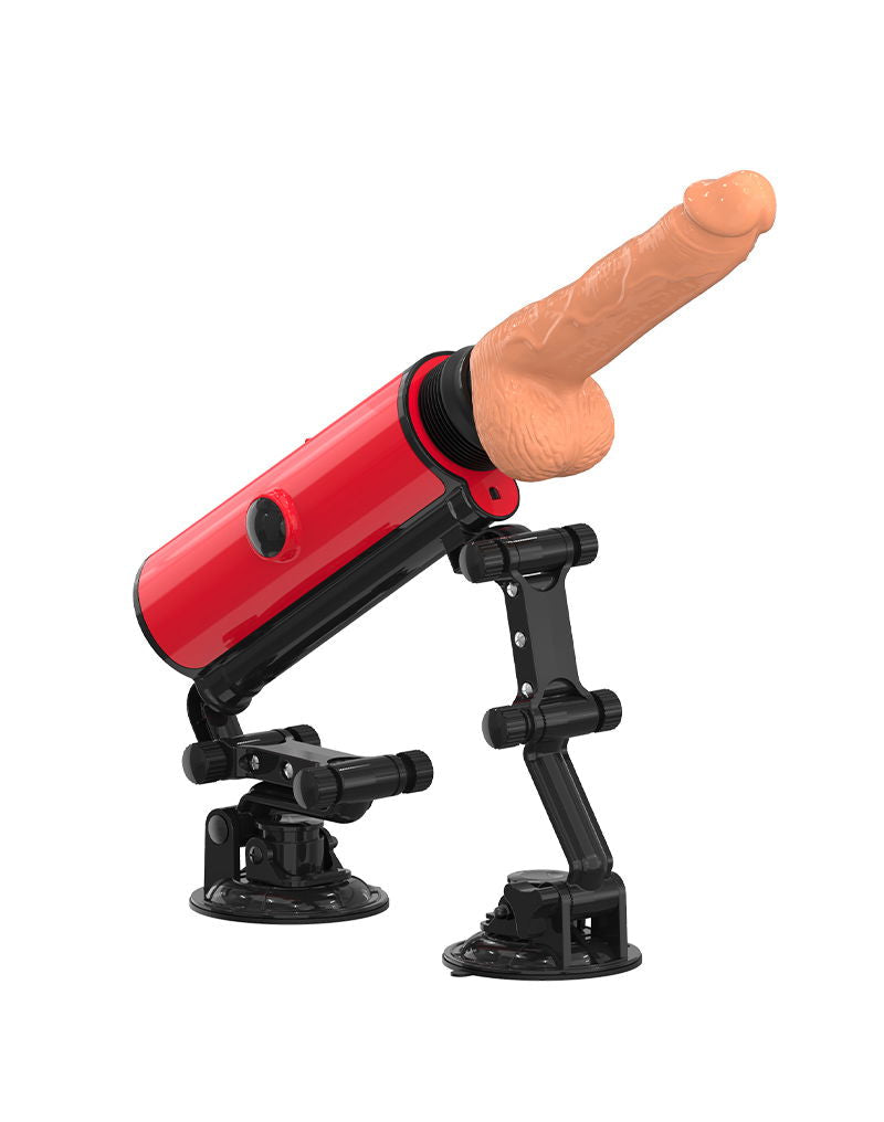 ZSEX - Dubbele Zuignap Fuckmachine - Rood