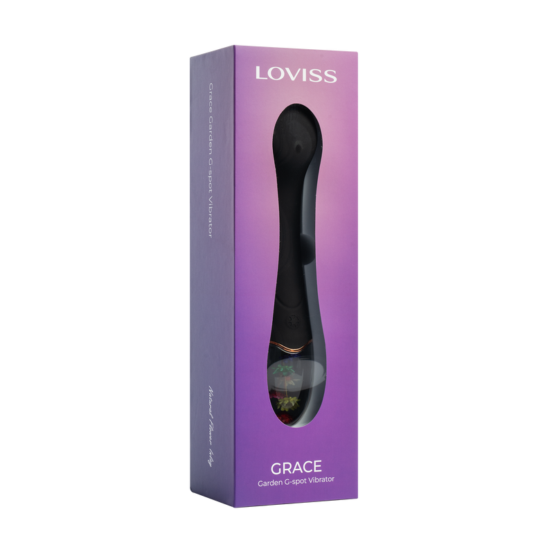 LOVISS - Grace - Garden G-Spot-vibrator – Zwart