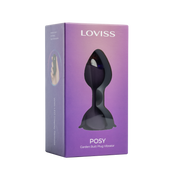 LOVISS - Posy - Garden Vibrerende Buttplug met Aafstandsbediening - Paars