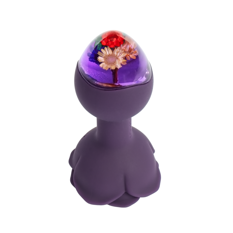 LOVISS - Posy - Garden Vibrerende Buttplug met Aafstandsbediening - Paars