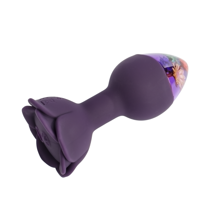 LOVISS - Posy - Garden Vibrerende Buttplug met Aafstandsbediening - Paars