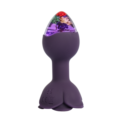LOVISS - Posy - Garden Vibrerende Buttplug met Aafstandsbediening - Paars