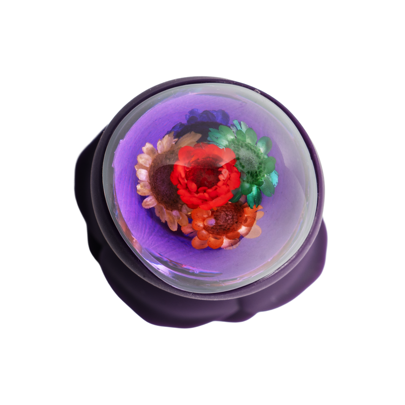 LOVISS - Posy - Garden Vibrerende Buttplug met Aafstandsbediening - Paars